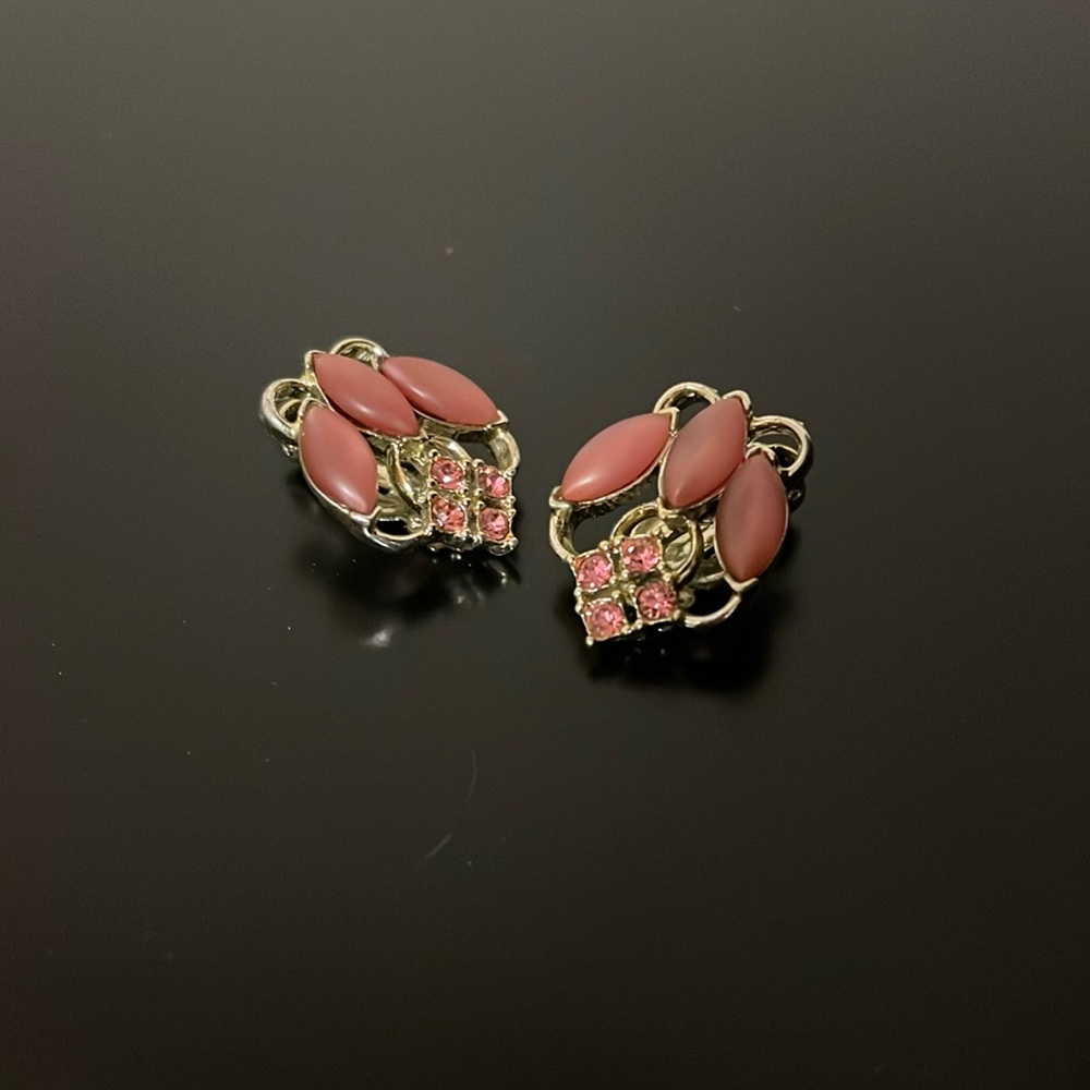 Pink Clip-on Earrings